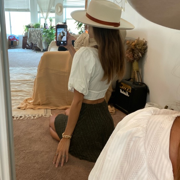 Boho puff sleeve crop top - Picture 10 of 13